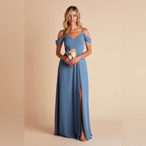 Birdy Grey Devin Twilight Blue Bridesmaid Convertible Dress Small